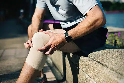 Muscle tension in the knee