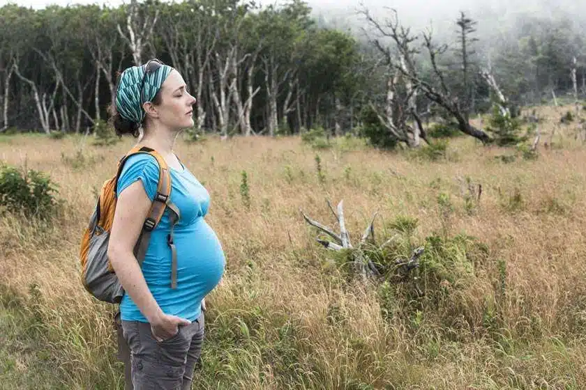 pregnant women enjoying nature Willow Chiropractic