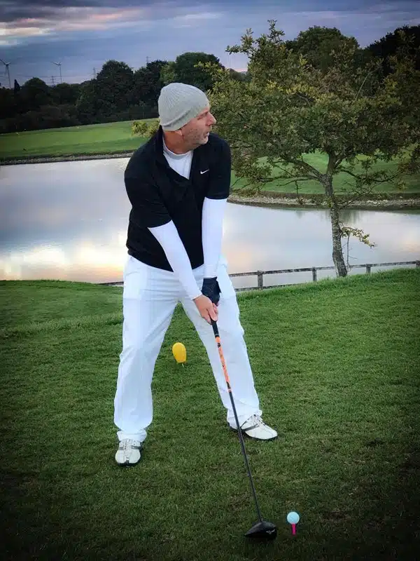 Craig-Bytheway golfing Willow Chiropractic