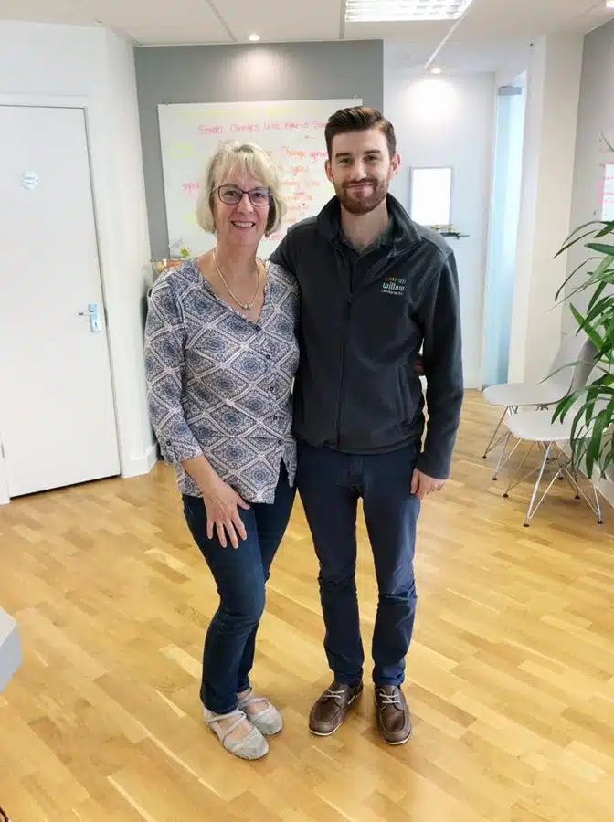Karen-Whiting with James Barber Willow Chiropractic