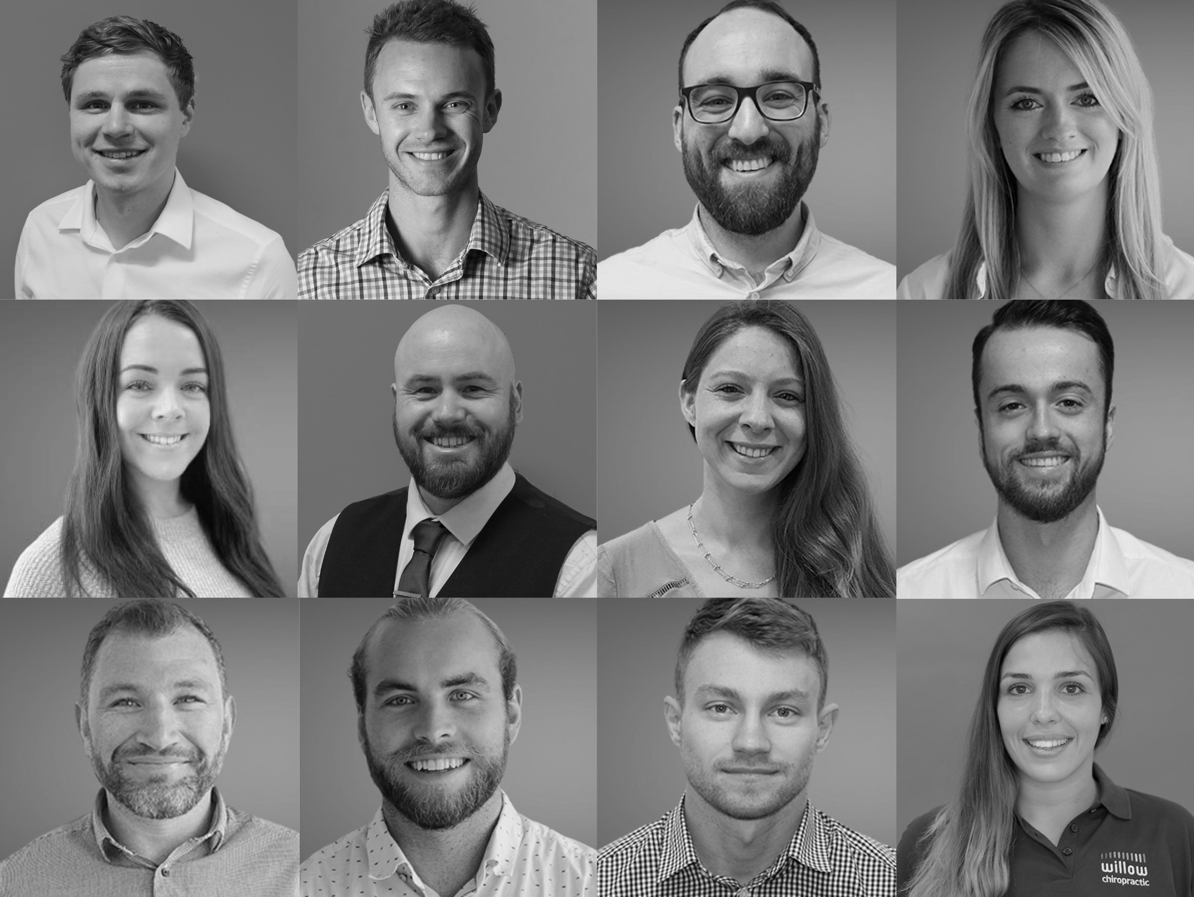 Our People - Team Collage Willow Chiropractic