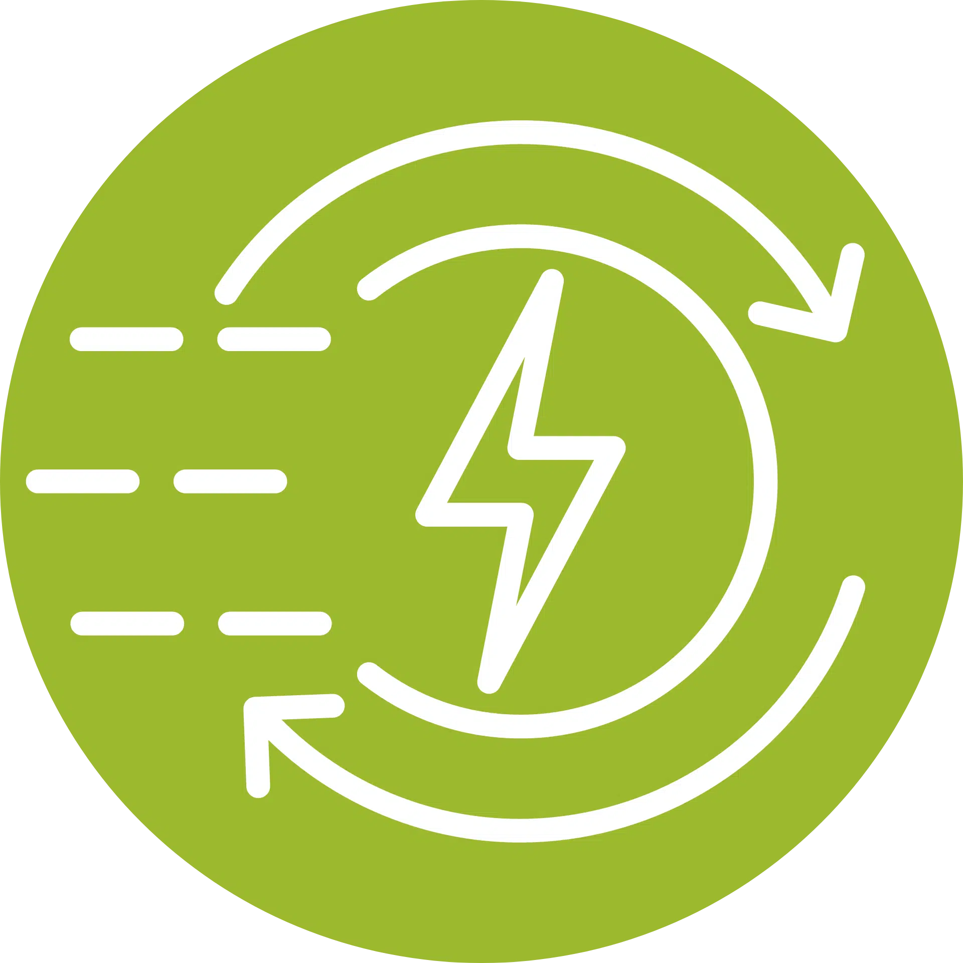 Improved energy - green energy clock home page icon Willow Chiropractic