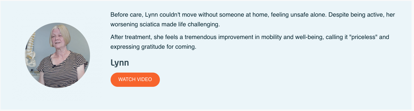 Willow Chiropractic relieve your pain Lynn testimonial